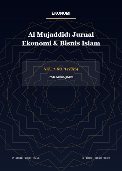 Cover Al Mujaddid: Jurnal Ekonomi & Bisnis Islam