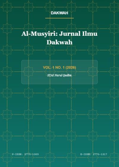 Cover Al-Musyiri: Jurnal Ilmu Dakwah
