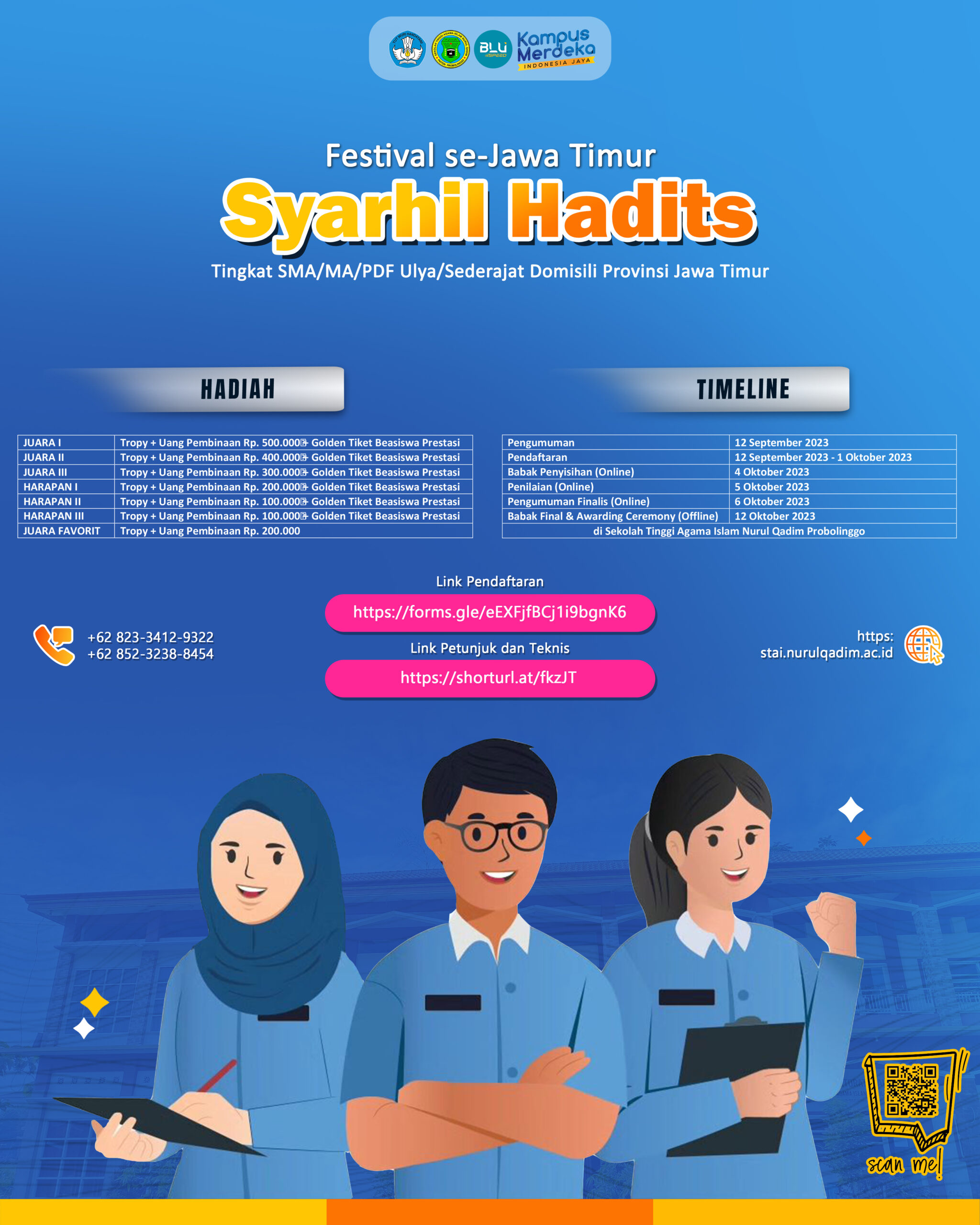 PRODI ILMU HADIS, GELAR FESTIVAL BERGENGSI TINGKAT JAWA TIMUR