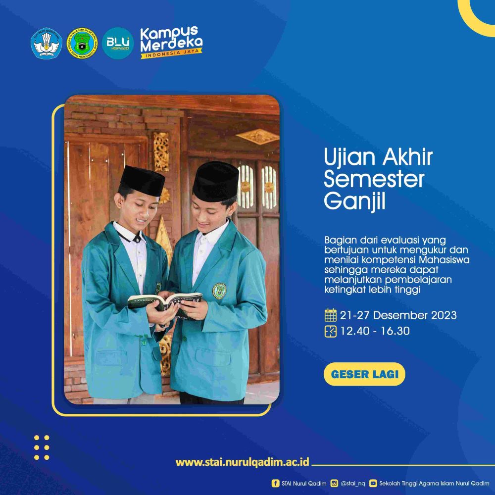 Ujian Akhir Semester Ganjil