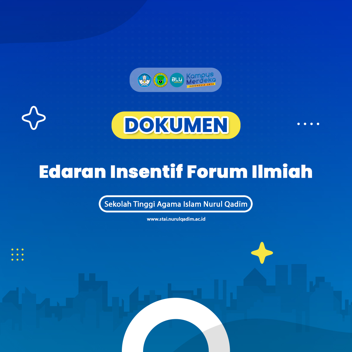 Edaran Insentif Forum Ilmiah