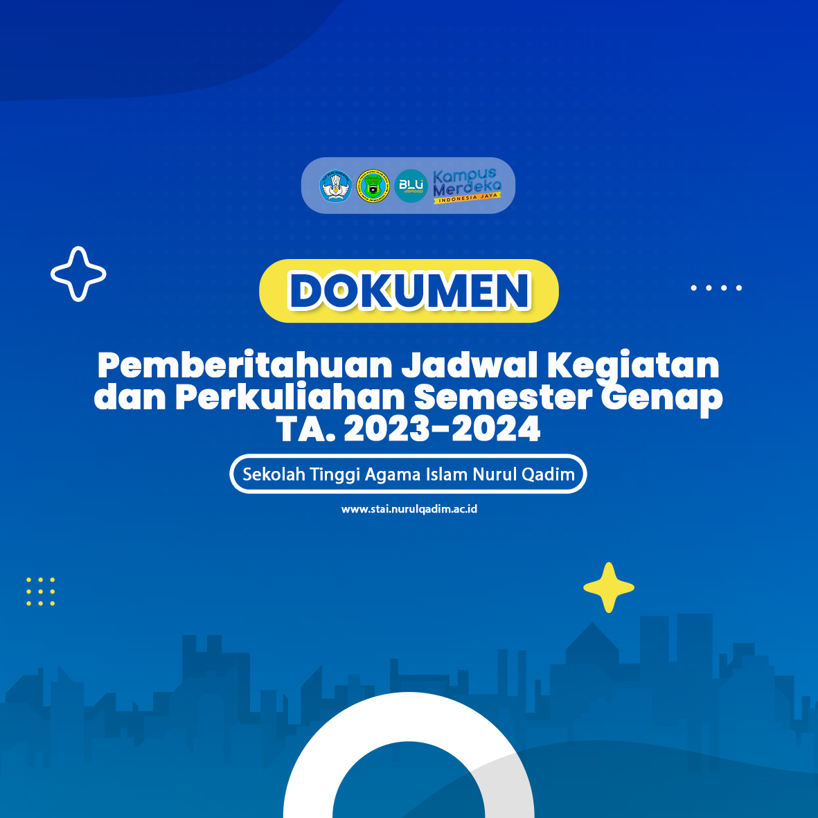 Pemberitahuan Kegiatan dan Jadwal Semester Genap 2023-2024
