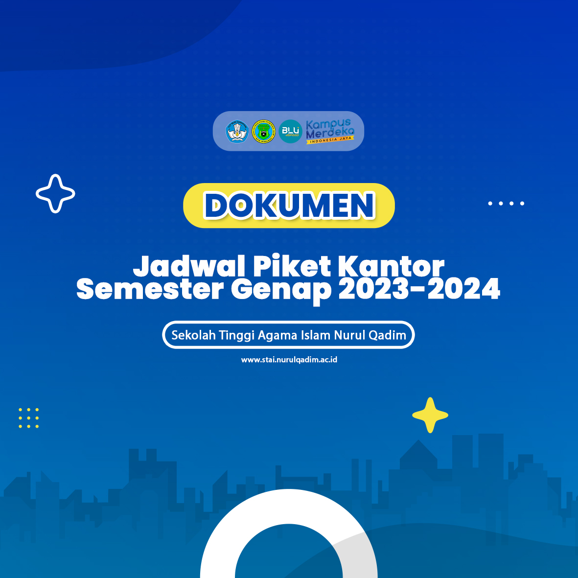 Jadwal Piket Kantor Semester Genap 2023-2024
