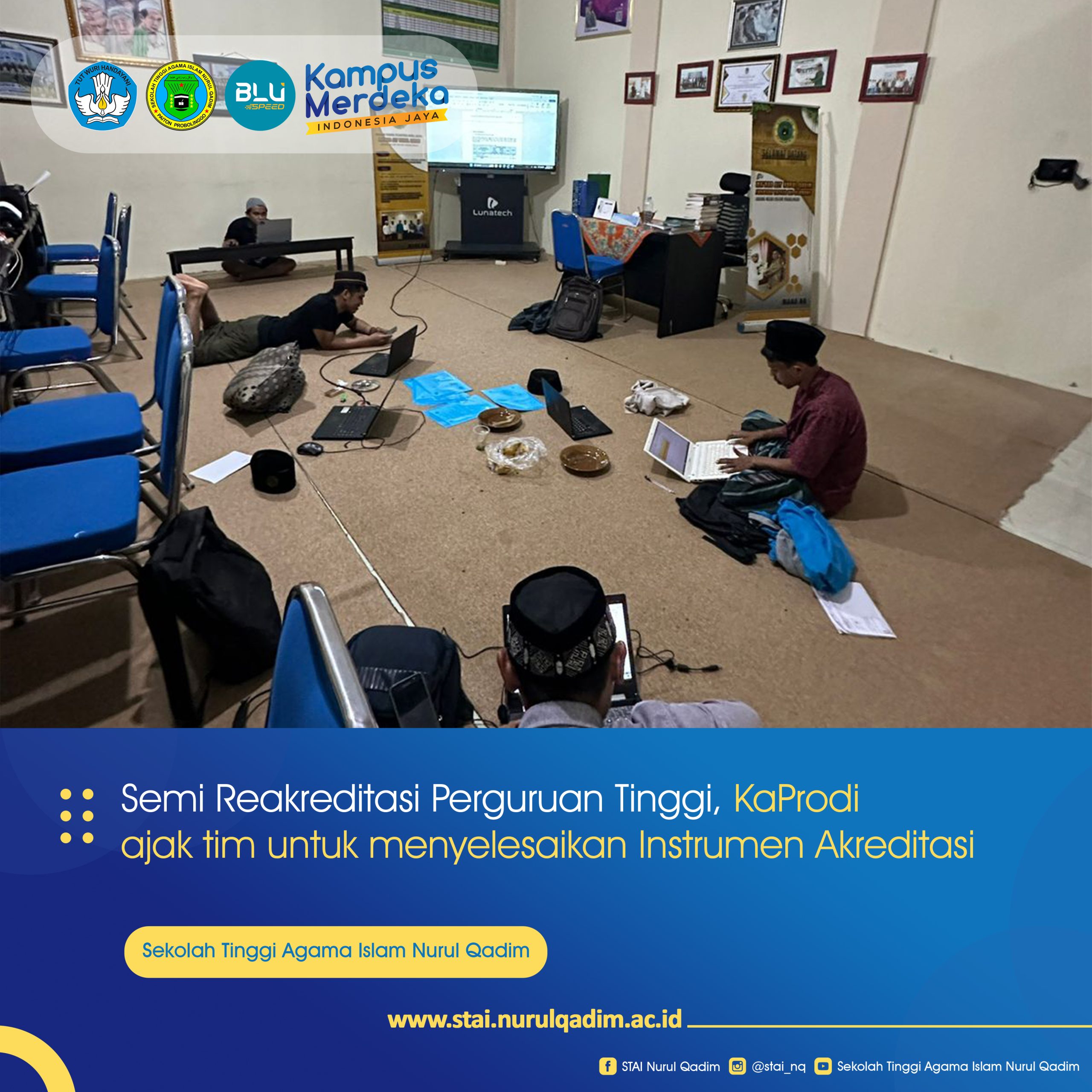 Semi Reakreditasi Perguruan Tinggi, Para KaProdi ajak Tim untuk menyelesaikan Instrumen