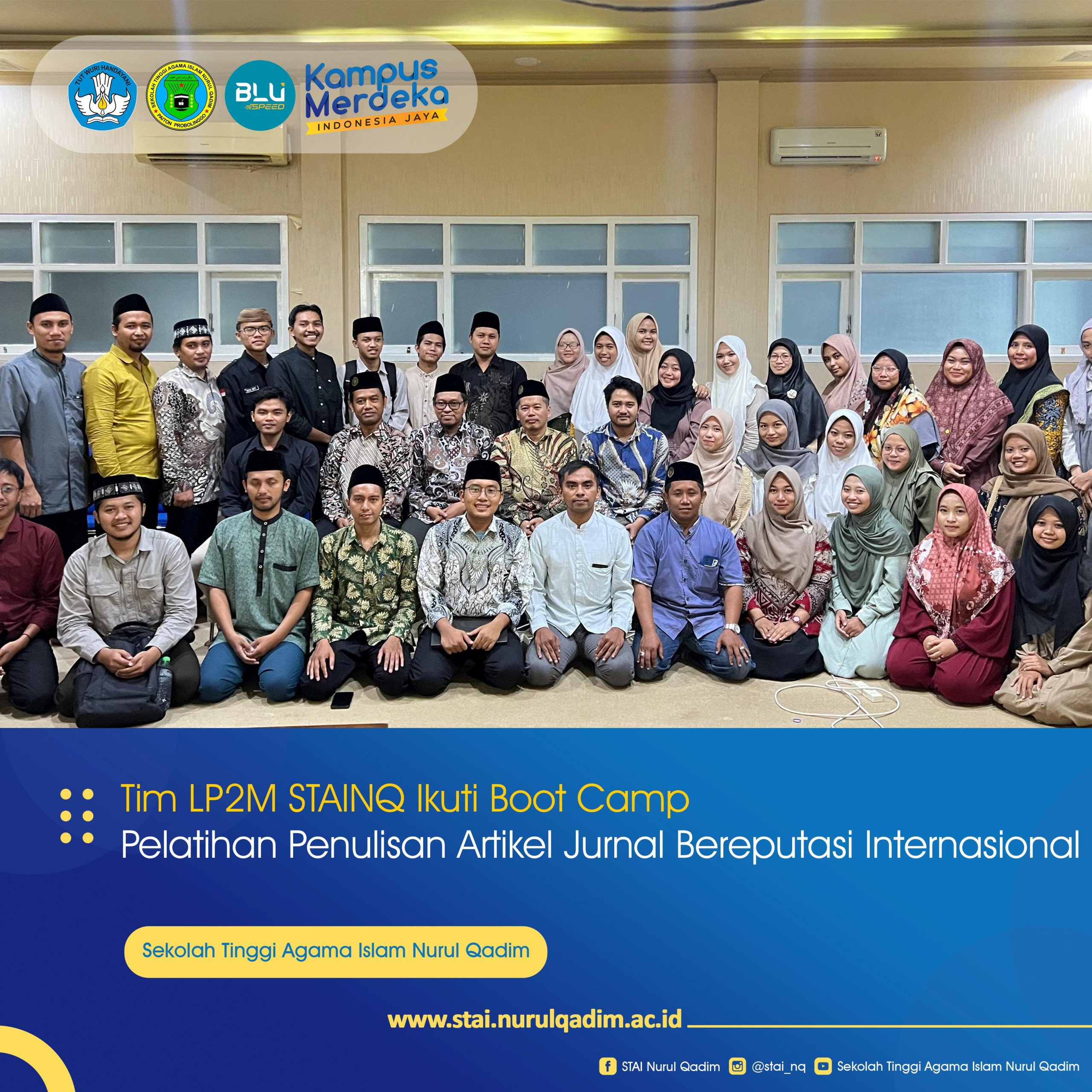 Tim LP2M STAINQ Ikuti Boot Camp Pelatihan Penulisan Artikel Bereputasi Internasional