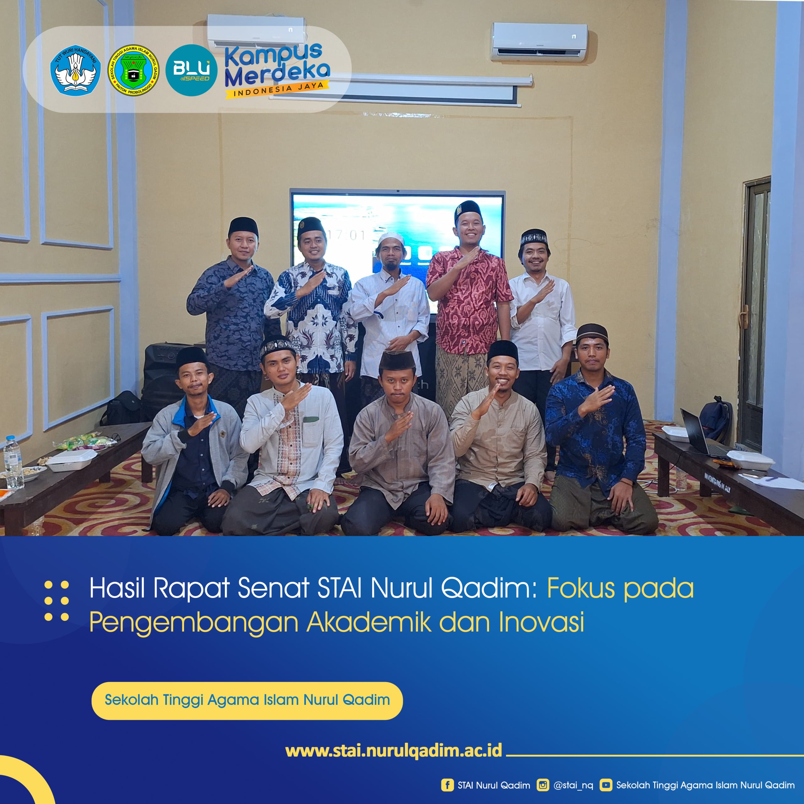 Hasil Rapat Senat STAI Nurul Qadim: Fokus pada Pengembangan Akademik dan Inovasi.